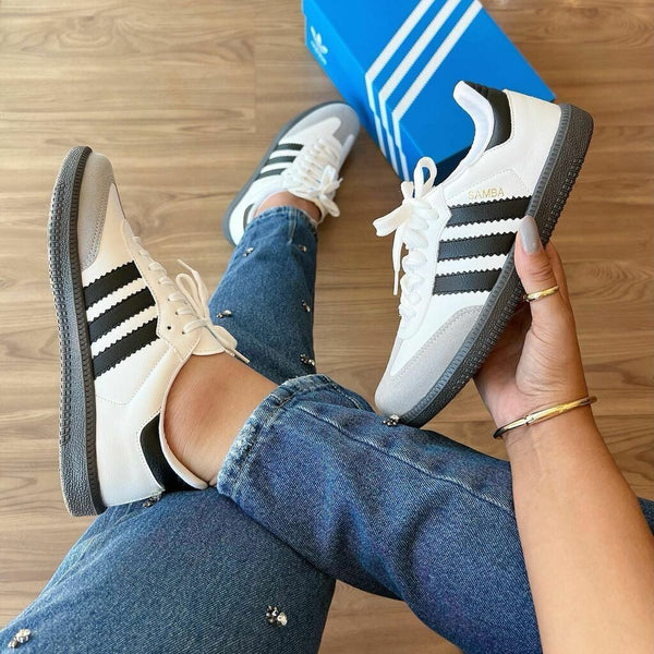 Tênis Adidas Samba Preto e Branco Premium 2.0