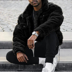 Jaqueta Masculina Felpuda Material De Qualidade Moda Inverno
