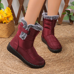Bota De Inverno Feminina Material Confortável