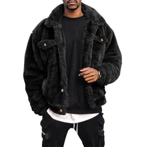 Jaqueta Masculina Felpuda Material De Qualidade Moda Inverno