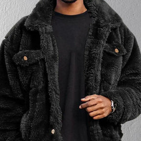 Jaqueta Masculina Felpuda Material De Qualidade Moda Inverno