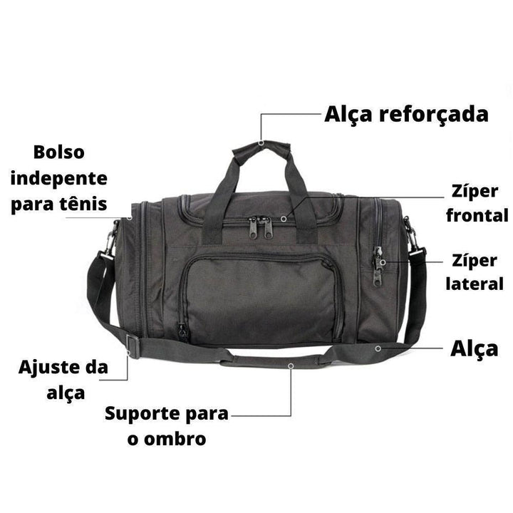 Bolsa Tática Resistente e Impermeável 75L