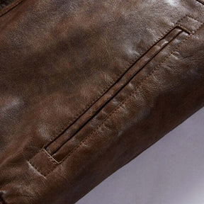 Jaqueta Masculina de Couro Original - (Promoção de Inverno 2025)