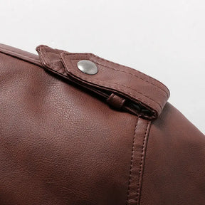 Jaqueta Masculina de Couro Original - (Promoção de Inverno 2025)