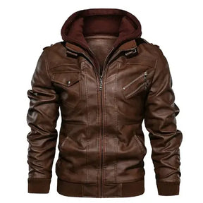 Jaqueta Masculina de Couro Original - (Promoção de Inverno 2025)