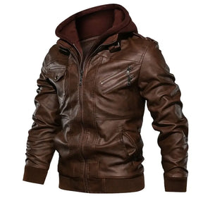 Jaqueta Masculina de Couro Original - (Promoção de Inverno 2025)