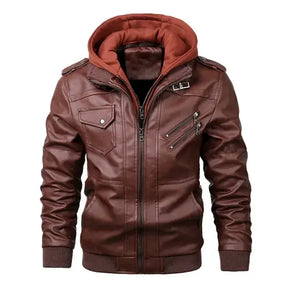 Jaqueta Masculina de Couro Original - (Promoção de Inverno 2025)