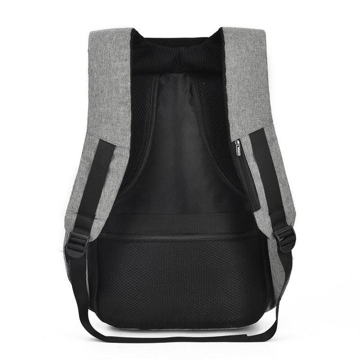 Mochila Antifurto Espaçosa Antifurto com Porta USB